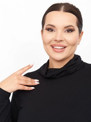Водолазка из вискозы VD01103BLK00