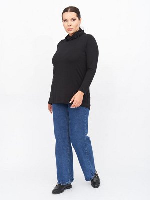 Водолазка из вискозы VD01103BLK00