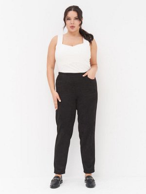 Брюки из эко-замши BB00530BLK01