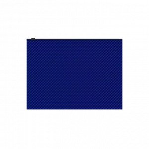 Папка-конверт на молнии А4, 334х246 мм, 140 мкм, синяя, ErichKrause Diamond Total Blue