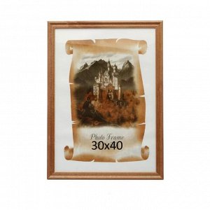 Рамка А3, 30х40 см, деревянная,орех, стекло, №2