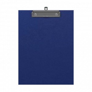Планшет А4, с верхним прижимом, картон +ПВХ, синий, толщина 2мм, Erich Krause "Стандарт"