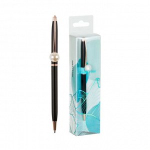 Ручка шариковая подар.автомат. 1,0 мм, синяя, MESHU "Black jewel"