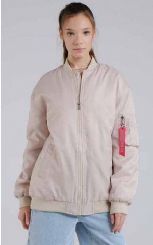 Демисезонная куртка-бомбер для девочки