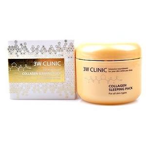 3W Clinic Ночная маска с коллагеном Collagen Sleeping Pack, 100 мл