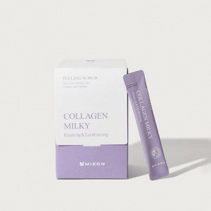 Mizon Пилинг-скраб для лица с молочными протеинами и коллагеном, 1 шт