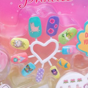Набор косметики для девочки "Маленькая принцесса", с накладными ногтями