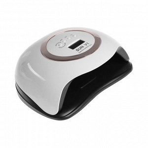 Лампа для маникюра Luazon LUF-12, UV/LED, 42 диода, 168 Вт, таймер, бело-золотая