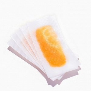 Восковые полоски Secret Beauty для депиляции лица, с маслом ши, 10 шт