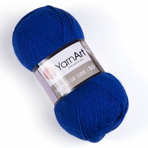 Пряжа YarnArt Merino De Luxe/50 50% шерсть/50% акрил, 100гр №152 Василек
