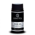 ( 20 МЛ ) БАЗА КАУЧУКОВАЯ ГИПОАЛЛЕРГЕННАЯ ГЕЛЬ-ЛАКА GRATTOL IQ RUBBER BASE GEL