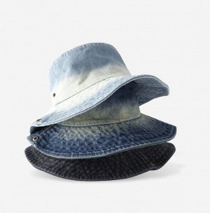 Шляпа женская, солнцезащитная, летняя, деним