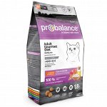 ProBalance Gourmet Diet Корм сухой для кошек с говядиной и ягненком, 1,8 кг 1/6