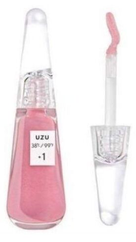 UZU Lip Gloss JP+1 Sheer Pink Блеск - бальзам, уход для губ Прозрачный розовый уход за губами +1