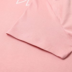 Комплект домашний женский (футболка,шорты), цвет розовый