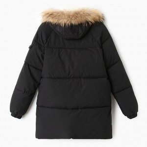 Куртка женская зимняя, цвет чёрный