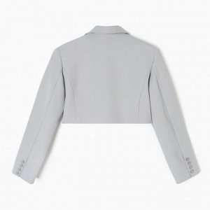 Пиджак укороченный MIST Base, серый