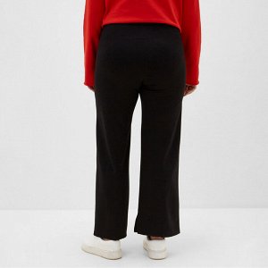 Брюки клеш женские MIST Cozy style, цвет чёрный, рост 160/165