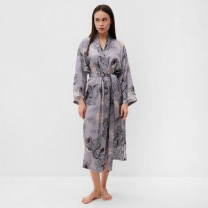 Халат домашний KAFTAN "Дракон", размер 44-46, серый
