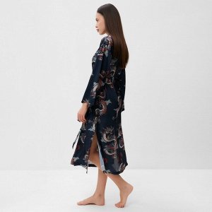 Халат домашний KAFTAN "Дракон", размер 44-46, синий