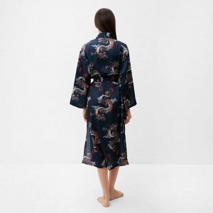 Халат домашний KAFTAN "Дракон", размер 44-46, синий