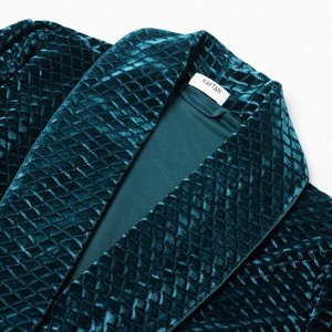 Халат женский KAFTAN "Бархат", зеленый