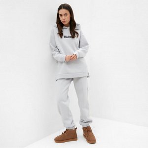Худи женское с начёсом MIST Cozy style, серый