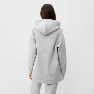 Худи женское с начёсом MIST Cozy style, серый