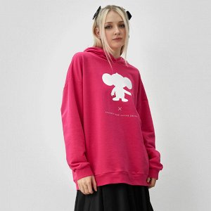 Толстовка женская KAFTAN Чебурашка размер, розовый