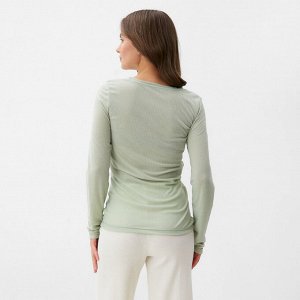 Лонгслив женский KAFTAN: Basic line оливковый