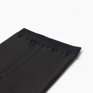 Термоколготки микрофибра с флисом "Вторая кожа" 600 DEN, цвет черный