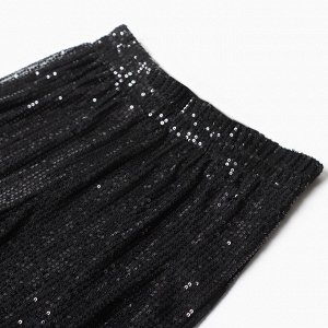Брюки женские из пайеток MIST, чёрный