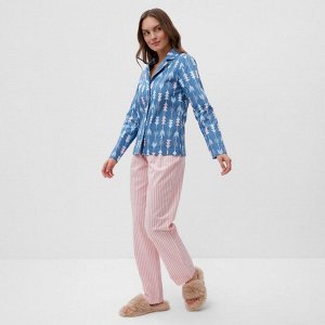 Пижама женская (рубашка, брюки) KAFTAN «Стрелы»