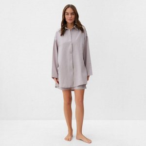 Комплект женский (рубашка, шорты) KAFTAN размер, серый