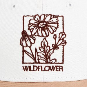 Кепка женская Wildflower, цвет белый, р-р 56