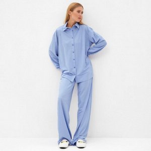 Костюм женский (рубашка, брюки) MINAKU: Home Collection, голубой