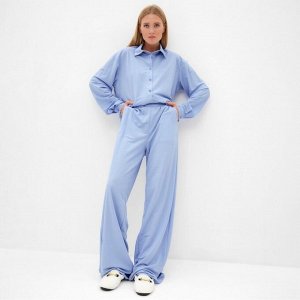 Костюм женский (рубашка, брюки) MINAKU: Home Collection, голубой