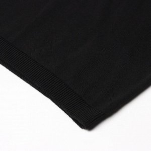 Джемпер мужской короткий рукав MINAKU REGULAR FIT: цвет чёрный
