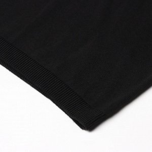 Джемпер мужской короткий рукав MINAKU REGULAR FIT: чёрный