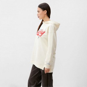 Худи женское с начёсом MIST Cozy style, молочный