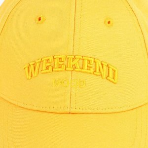 Кепка мужская Weekend, цвет жёлтый, р-р 56
