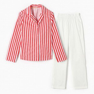 Пижама женская (рубашка и брюки) KAFTAN "Полоса".