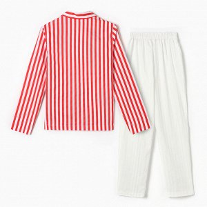 Пижама женская (рубашка и брюки) KAFTAN "Полоса".