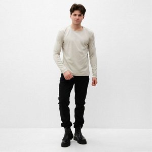 Лонгслив мужской MIST Men's casual размер, серо-бежевый