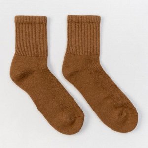 Носки мужские из монгольской шерсти, цвет рыжий, (43-45)
