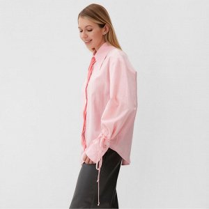 Рубашка женская MINAKU: Casual Collection цвет розовый