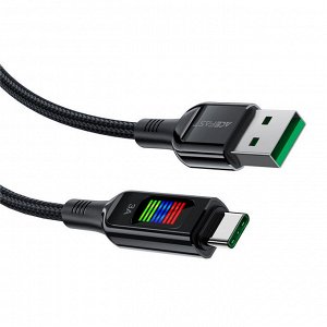 PREMIUM Зарядный кабель ACEFAST Быстрая зарядка и передача 60W USB to USB-C 1,2м с цветным LED индикатором