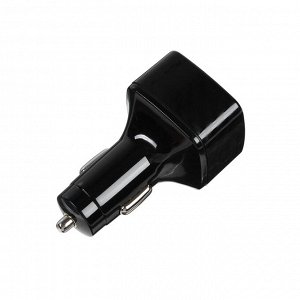 Зарядное устройство с подсветкой, 6 USB 3,1 А, чёрный