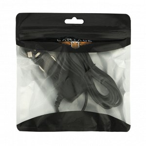 Зарядное устройство Cartage, mini USB, 2 USB 3,4 А, 5 В, провод 3,5 м