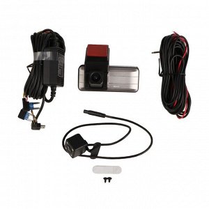 Видеорегистратор, 2 камеры, Wi-Fi, FHD 1080, IPS 4.0, обзор 120°